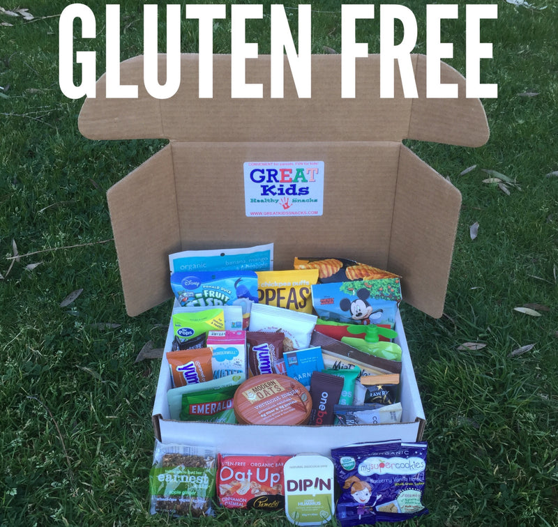 GLUTEN FREE - 30 Snacks - Delivered Monthly – GREAT Kids Snack Box